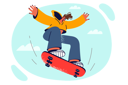 پیش‌نمایش فایل man-is-enjoying-skating-on-skateboard-11098536 از پک متفرقه