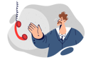 پیش‌نمایش فایل business-man-near-telephone-receiver-hanging-on-wire-is-waiting-for-call-from-partner-or-colleague-11098395 از پک متفرقه