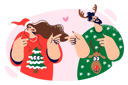 پیش‌نمایش فایل couple-in-love-is-wearing-christmas-sweaters-and-smiling-11098403 از پک متفرقه