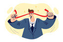 پیش‌نمایش فایل ambitious-business-man-ties-red-bandage-on-head-demonstrating-readiness-to-solve-problems-11098365 از پک متفرقه