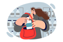 پیش‌نمایش فایل kleptomaniac-sly-woman-steals-from-supermarket-putting-bottle-in-bag-11098240 از پک متفرقه