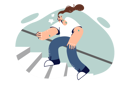 پیش‌نمایش فایل tired-woman-climbs-stairs-and-suffers-from-shortness-of-breath-11098244 از پک متفرقه