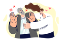 پیش‌نمایش فایل woman-tries-to-hug-resisting-man-who-does-not-want-intimacy-and-shows-stop-gesture-with-hands-11098235 از پک متفرقه