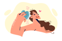 پیش‌نمایش فایل woman-uses-head-massager-after-getting-out-of-shower-to-relieve-cranial-pressure-and-stress-11098237 از پک متفرقه