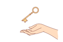 پیش‌نمایش فایل golden-key-over-woman-hand-to-open-safe-or-door-11489041 از پک فعالیت افراد