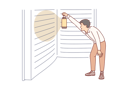 پیش‌نمایش فایل man-reads-giant-book-with-interest-holding-lantern-to-illuminate-encyclopedia-at-night-11489071 از پک فعالیت افراد