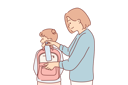 پیش‌نمایش فایل mom-puts-bottle-of-water-in-daughter-school-backpack-11489055 از پک فعالیت افراد
