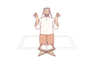 پیش‌نمایش فایل muslim-man-prays-on-knees-in-front-koran-11489066 از پک فعالیت افراد