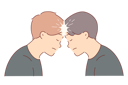 پیش‌نمایش فایل two-men-brainstorm-together-and-touch-foreheads-to-create-telepathic-connection-11489072 از پک فعالیت افراد