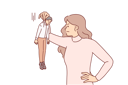 پیش‌نمایش فایل woman-subordinate-angrily-looks-at-miniature-boss-demonstrating-insubordination-at-work-11489039 از پک فعالیت افراد