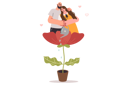 پیش‌نمایش فایل couple-in-love-takes-care-of-creating-strong-family-watering-plants-to-achieve-reliable-relationship-12151486 از پک فعالیت افراد
