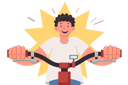 پیش‌نمایش فایل happy-child-rides-bicycle-and-laughs-and-enjoying-active-holiday-in-sunny-summer-weather-12151866 از پک فعالیت افراد