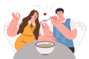 پیش‌نمایش فایل romantic-dinner-of-man-and-woman-eating-spaghetti-during-date-in-fashionable-italian-restaurant-12151880 از پک فعالیت افراد
