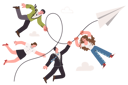 پیش‌نمایش فایل team-of-people-goes-on-business-trip-on-paper-plane-to-meet-and-sign-contract-with-partners-12151876 از پک فعالیت افراد