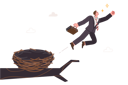 پیش‌نمایش فایل businessman-flies-nest-to-accomplish-heroic-deeds-or-management-crisis-in-company-in-need-of-help-12151950 از پک فعالیت افراد