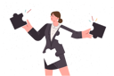 پیش‌نمایش فایل businesswoman-putting-herself-together-from-puzzle-12151908 از پک فعالیت افراد