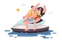 پیش‌نمایش فایل man-and-woman-ride-jet-ski-and-spending-summer-holidays-together-12151910 از پک فعالیت افراد