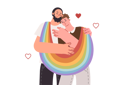 پیش‌نمایش فایل two-gay-men-in-love-with-lgbt-flag-hugging-while-inviting-them-to-parade-in-honor-of-pride-month-12151919 از پک فعالیت افراد