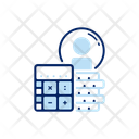 پیش‌نمایش فایل user-icon-with-money-stack-and-calculator-for-banking-12688067 از پک نرم افزار حسابداری و مالی