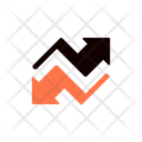 پیش‌نمایش فایل opposite-arrows-for-growth-and-decline-rise-and-recession-12604878 از پک رشد و نمودار