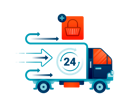 پیش‌نمایش فایل 24-hours-delivery-service-9991493 از پک خرید آنلاین و مواد غذایی