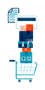 پیش‌نمایش فایل added-to-shopping-cart-to-be-paid-for-and-checked-out-9991482 از پک خرید آنلاین و مواد غذایی