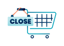پیش‌نمایش فایل out-of-stock-hangs-in-shopping-cart-for-purchases-at-shop-closed-9991499 از پک خرید آنلاین و مواد غذایی