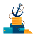 پیش‌نمایش فایل wallet-weighed-down-by-anchor-for-saving-and-hoarding-wealth-9991483 از پک خرید آنلاین و مواد غذایی