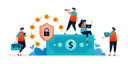 پیش‌نمایش فایل financial-security-system-11461250 از پک پول و امنیت مالی