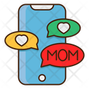 پیش‌نمایش فایل mothers-day-chat-10860417 از پک روز مادر