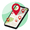 پیش‌نمایش فایل smartphone-with-map-9560904 از پک ناوبر