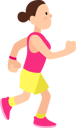 پیش‌نمایش فایل athletic-young-woman-running-8627279 از پک دختر در حال دویدن