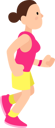 پیش‌نمایش فایل female-athlete-running-8627284 از پک دختر در حال دویدن
