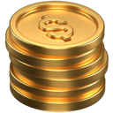 پیش‌نمایش فایل gold-dollar-coins-8840102 از پک فین‌تک