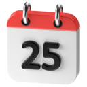 پیش‌نمایش فایل 25-date-10318447 از پک روزها و ماه‌های تقویم