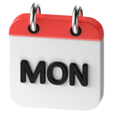 پیش‌نمایش فایل monday-10318465 از پک روزها و ماه‌های تقویم