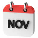 پیش‌نمایش فایل november-10318464 از پک روزها و ماه‌های تقویم