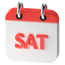 پیش‌نمایش فایل red-date-saturday-10318484 از پک روزها و ماه‌های تقویم
