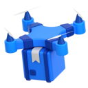 پیش‌نمایش فایل box-with-drone-11275618 از پک خرید و تحویل در تجارت الکترونیک