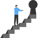 پیش‌نمایش فایل entrepreneur-place-key-to-target-8778615 از پک کسب و کار