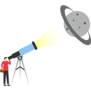 پیش‌نمایش فایل human-study-galaxies-through-telescopes-8778628 از پک کسب و کار