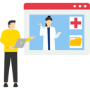 پیش‌نمایش فایل online-medical-services-8770171 از پک کسب و کار