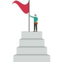 پیش‌نمایش فایل businessman-standing-on-stairs-with-flag-8880220 از پک کسب و کار