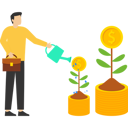 پیش‌نمایش فایل businessman-watering-money-plant-8880226 از پک کسب و کار