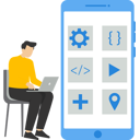 پیش‌نمایش فایل mobile-app-development-8976025 از پک کسب و کار