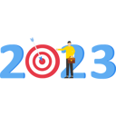 پیش‌نمایش فایل new-year-2023-target-9051550 از پک کسب و کار