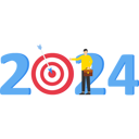 پیش‌نمایش فایل new-year-2024-target-9051551 از پک کسب و کار
