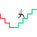 پیش‌نمایش فایل businessman-climbing-ladder-to-a-new-habit-9091380 از پک کسب و کار