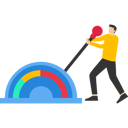 پیش‌نمایش فایل businessman-with-big-lever-to-control-arrow-diagram-9014308 از پک کسب و کار