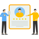 پیش‌نمایش فایل different-people-giving-review-rating-9014310 از پک کسب و کار